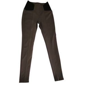 SECOND YOGA JEANS High-Waisted Brown Leggings size 27